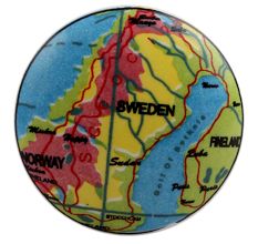 Sweden Map Ceramic Cabinet Knob Online